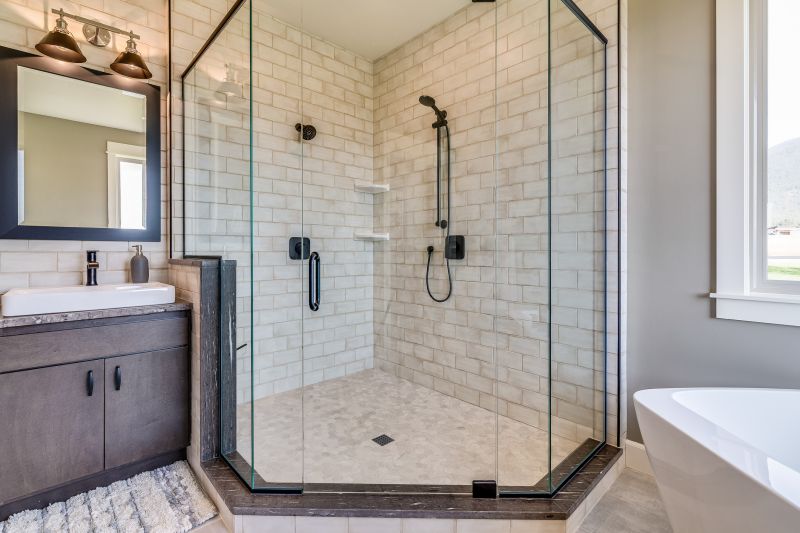 Tile-Designed Shower Space